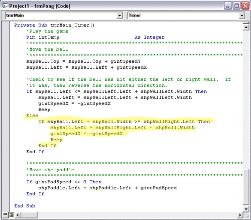 tmrMain_Timer sub routine - Step 3