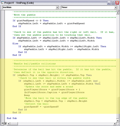 tmrMain_Timer sub routine - Step 5