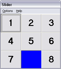 Piece Movement for empty space in Position 8