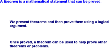 Definition of a Theorem