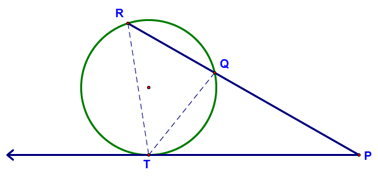 Step 1 for Proving The Tangent-Secant Power Theorem