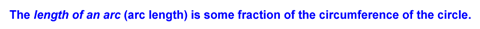 Definition of Arc Length
