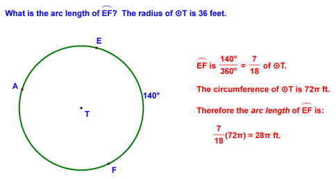 Arc Length Example 3