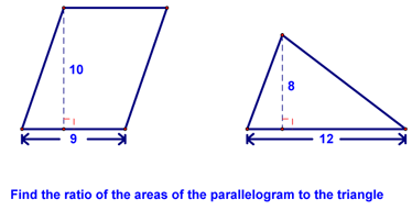 Ratio of Areas Example Problem