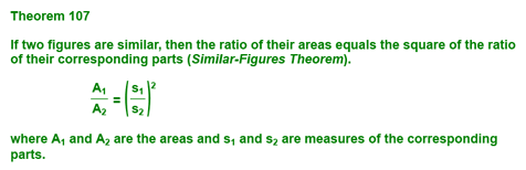 Theorem 107 - Similar figures Theorem