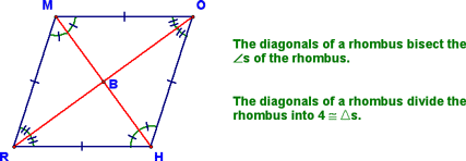 More Properties of a Rhombus