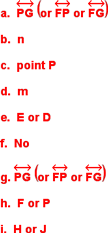 Answers to the example