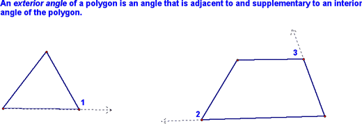 Definition of Exterior Angle