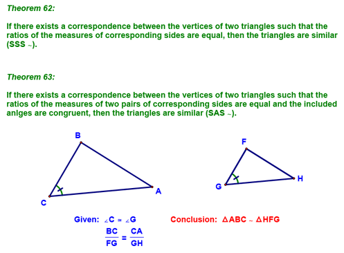 SSS & SAS Similarity